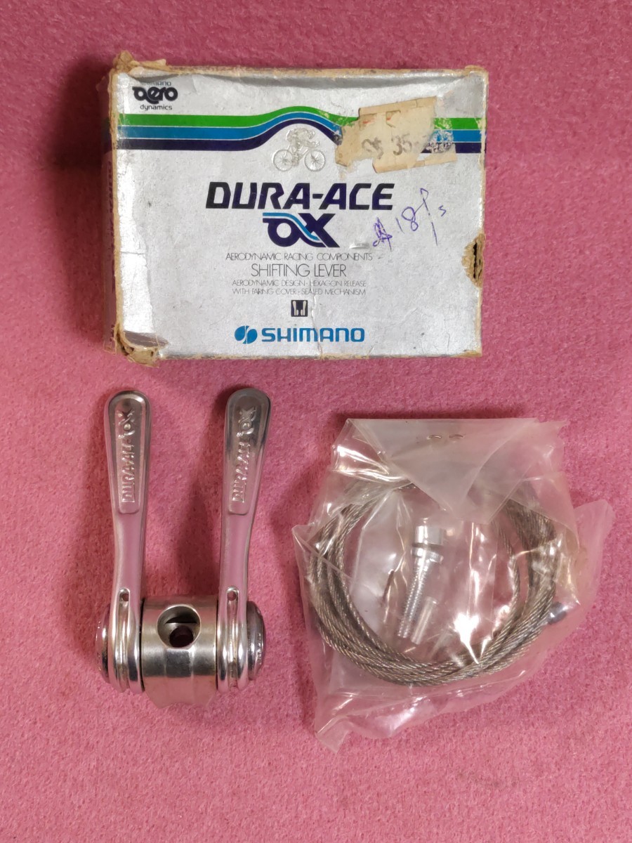 未使用品 Shimano DURA-ACE ax Aero Shifting Lever シマノ デュラエースax シフトレバー Wレバー エアロダイナミクス_画像1