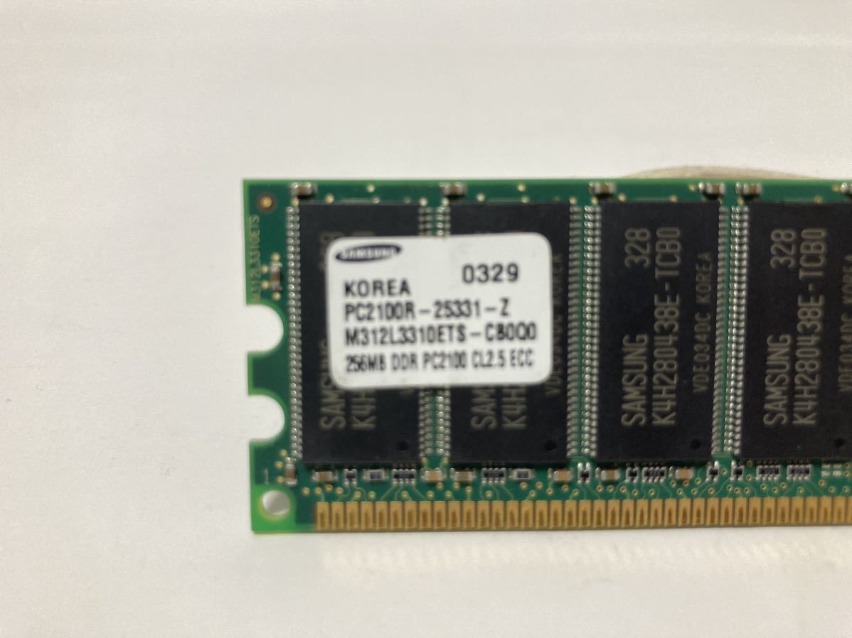 【動作未確認】DDR PC2100R CL2.5 ECC Reg 両面（512MB×6枚、256MB×1枚セット）_画像9