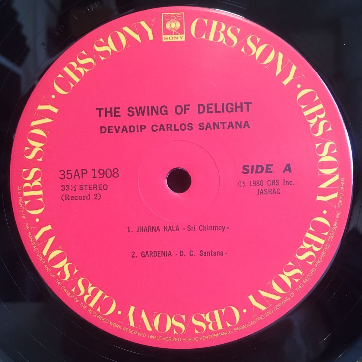 美品 帯付 2LP / CARLOS SANTANA (カルロス・サンタナ) - THE SWING OF DELIGHT / Latin Rock Jazz Fusion / Herbie Hancock,Wayne Shorter_画像6