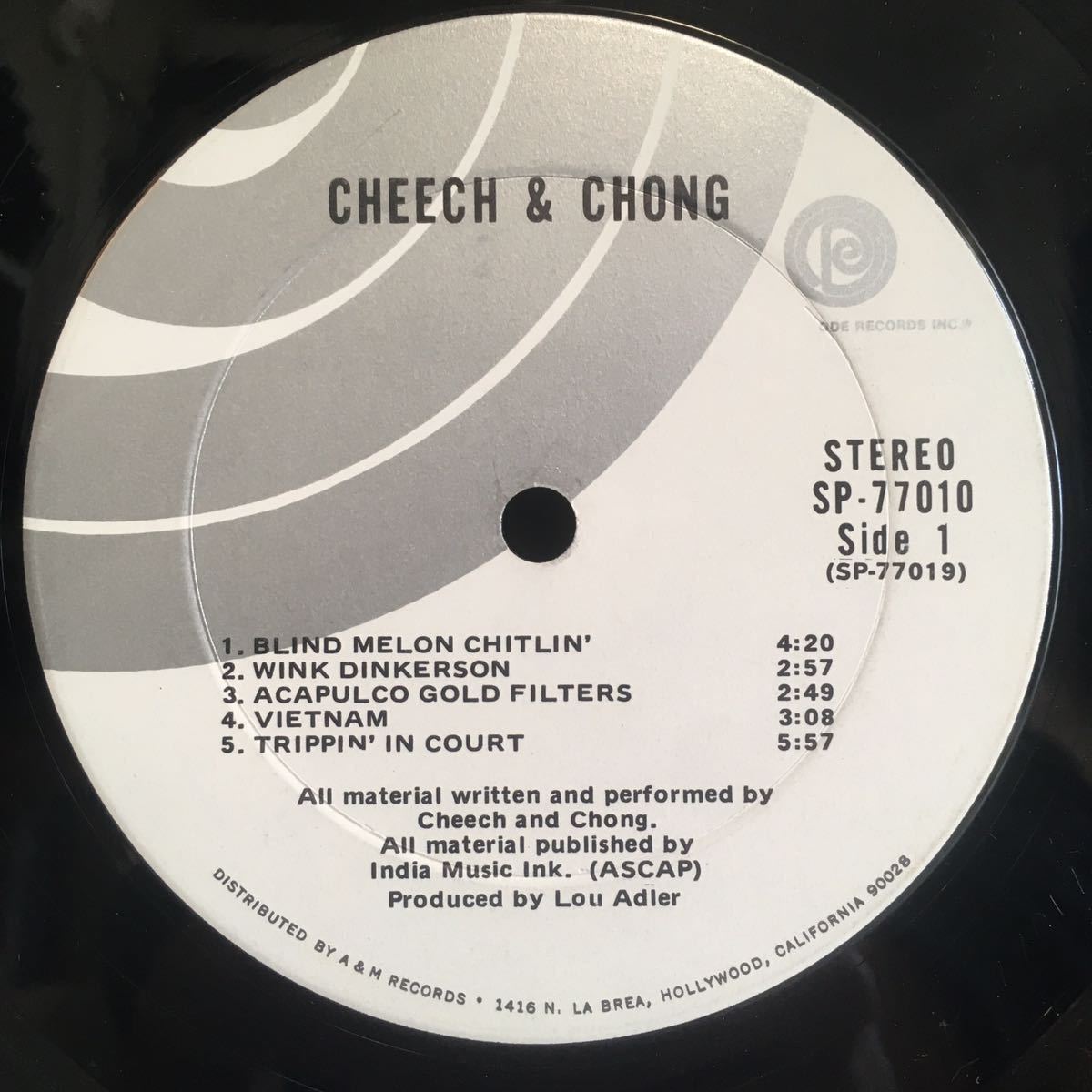 US LP / Cheech & Chong (chi-chi&chon) - Same / Comedy Spoken Ward Sampling / voice joke material sampling comedy movie /