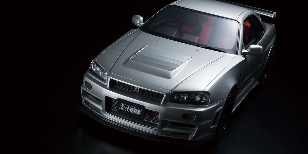 【新品未展示】1/12 SAMURAI BNR34 スカイライン R34 GT-R Z-tune 京商 生産終了品　700台限定_画像1