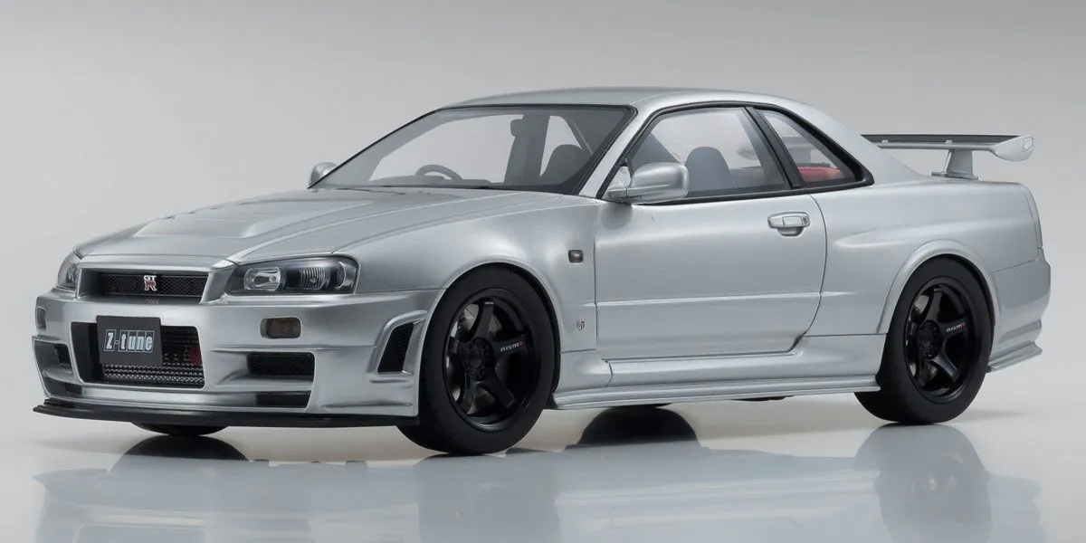 【新品未展示】1/12 SAMURAI BNR34 スカイライン R34 GT-R Z-tune 京商 生産終了品　700台限定_画像2