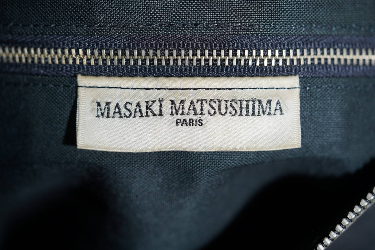MASAKI MATSUSHIMA マサキ マツシマ ショルダーバッグ Black 黒 MASAKI MATSUSHIMA マサキ マツシマ ショルダーバッグ Black 黒