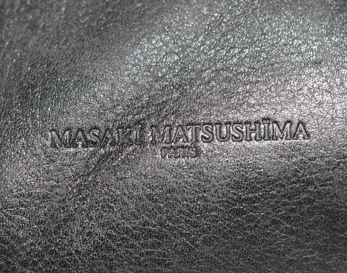 MASAKI MATSUSHIMA マサキ マツシマ ショルダーバッグ Black 黒 MASAKI MATSUSHIMA マサキ マツシマ ショルダーバッグ Black 黒