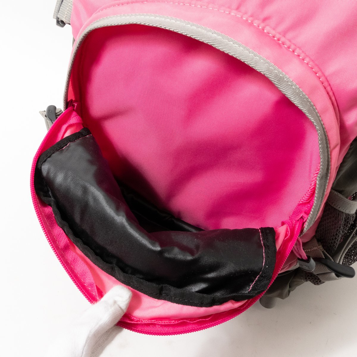 MILLET ミレー M08841 MARCHE 20 バックパック リュックサック ピンク グレー ブラック ナイロン レディース アウトドア カジュアル bag 鞄_画像6