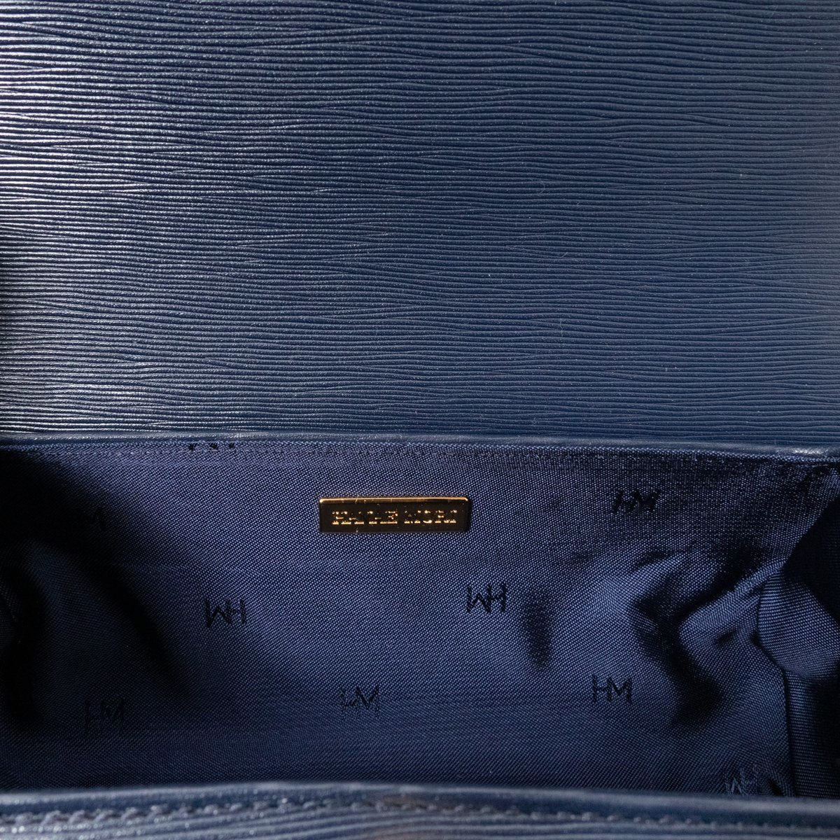 【1円スタート】HANAE MORI ハナエモリ 筒型バッグ バニティ 鞄 ファッション小物 小物 ゴールド金具 ピンク ダークネイビー フォーマル_画像9