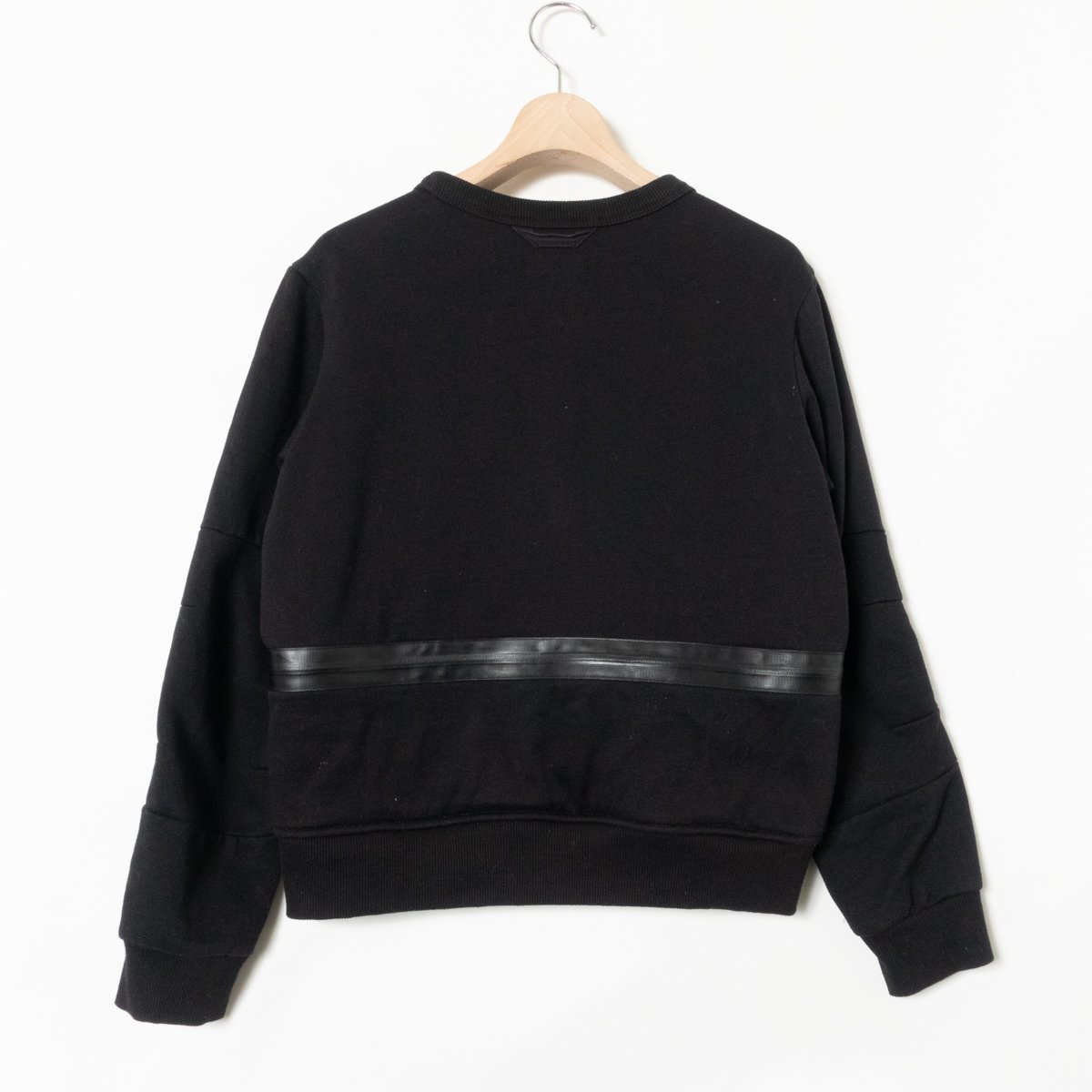 G-Star RAWji- Star rou sweat pull over long sleeve tops cut and sewn XS size cotton cotton black black casual 