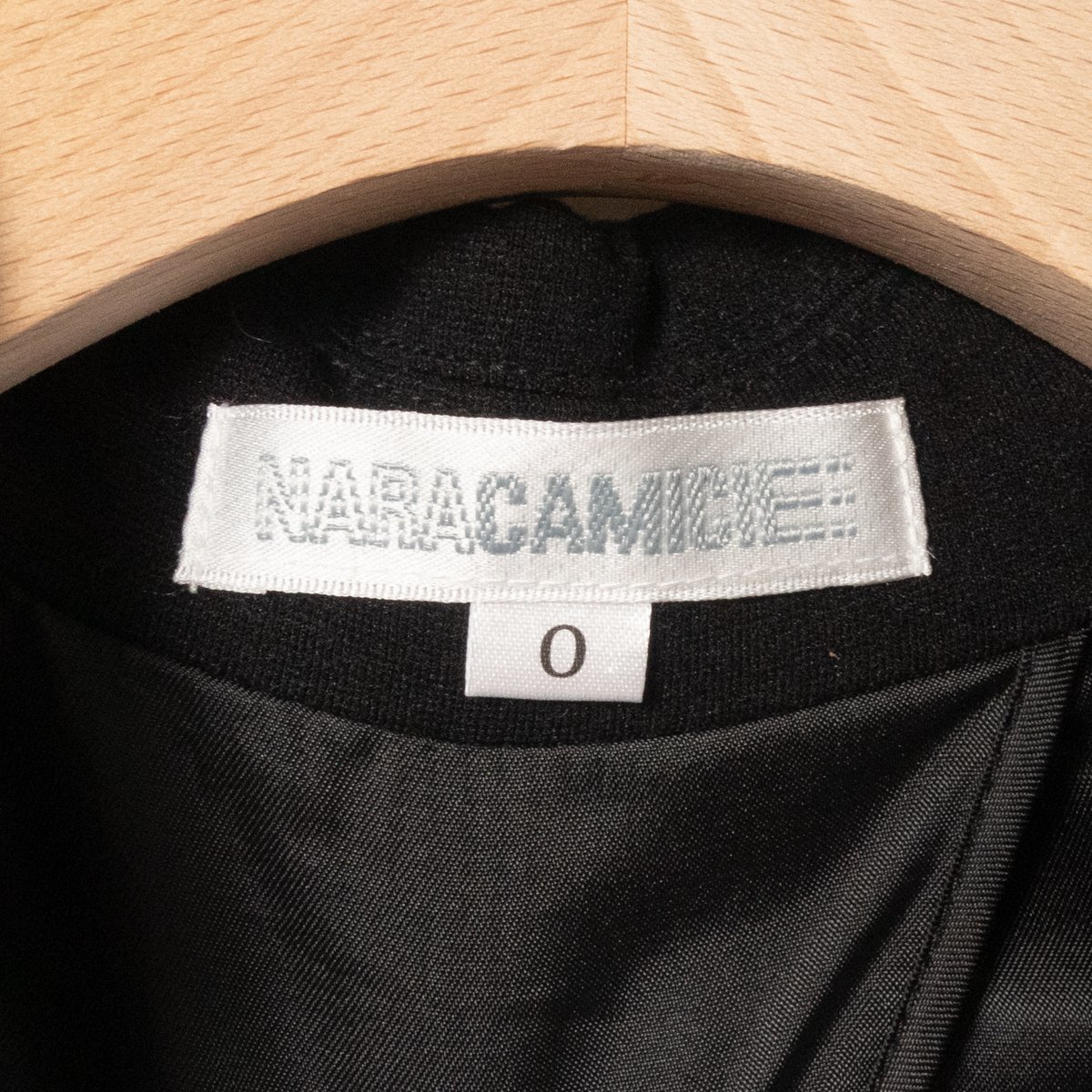 NARACAMICIE ナラカミーチェ レディース 女性 ジャケット ブラック 0サイズ ストレッチ生地 フォーマル 上品 ビジネス アクリル ナイロン_画像2