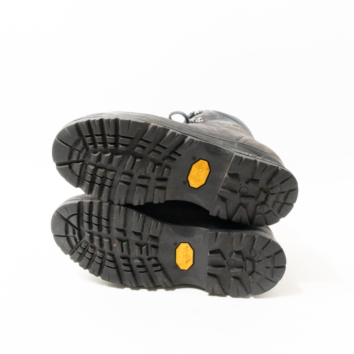 ARMOND アルモンド レザーマウンテンブーツ トレッキングシューズ ブラック 黒 40 25cm相当 イタリア製 メンズ カジュアル vibramソール 靴_画像8