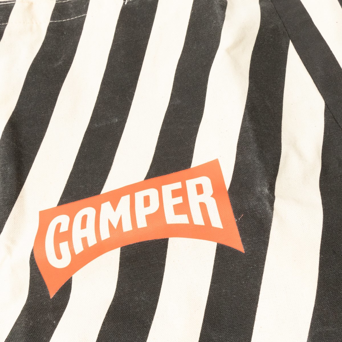 CAMPER カンペール トートバッグ ベージュ ブラック 黒 オーガニックコットン100% ユニセックス 男女兼用 大容量 カジュアル bag カバン 鞄_画像7