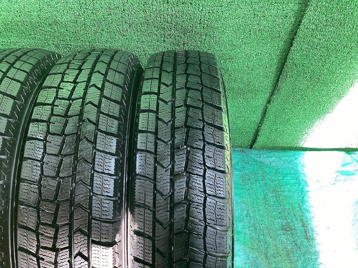 DUNLOP ダンロップ WM02 145/80R13 2019年製X3 2018年製X1 冬タイヤ スタッドレスタイヤ 4本セット A6-1 YM_画像4