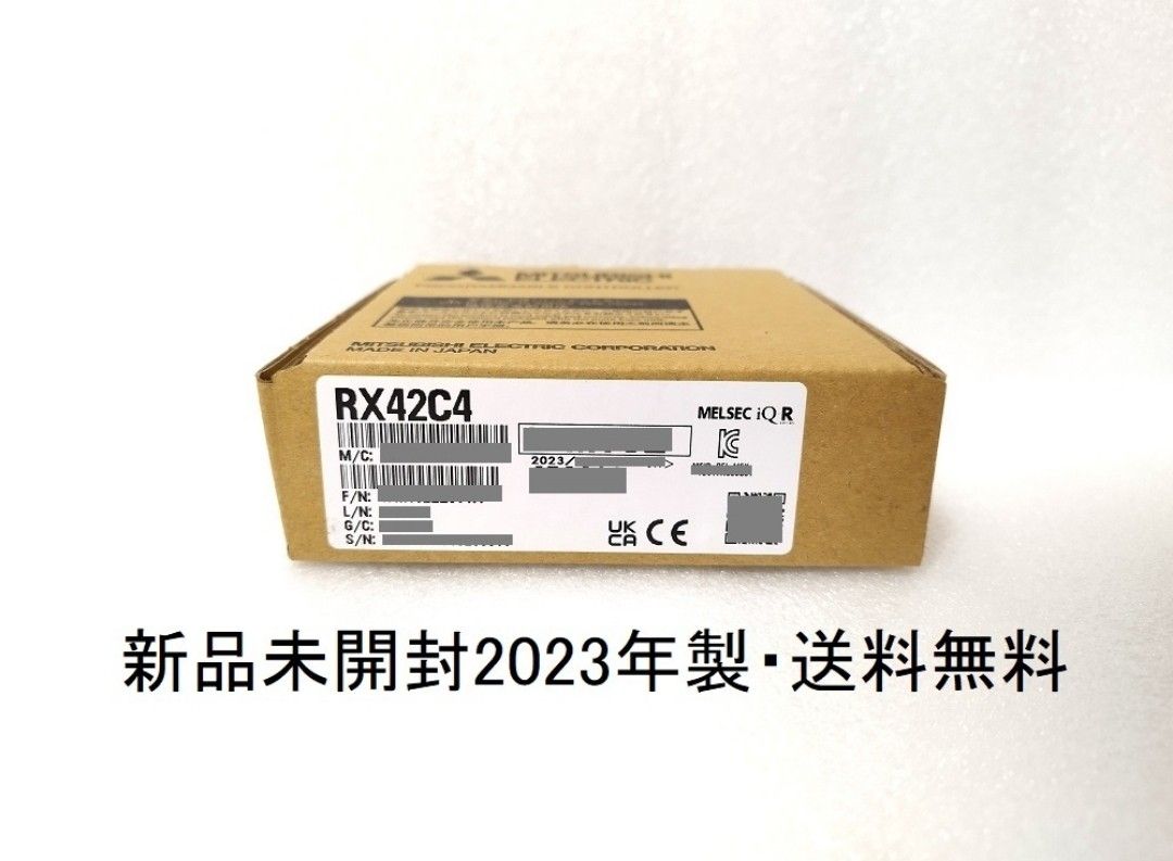 新品未開封2023年製 三菱電機 RX42C4◆DC入力ユニット◆iQ-Rシリーズ◆シーケンサー PLC◆Mitsubishi