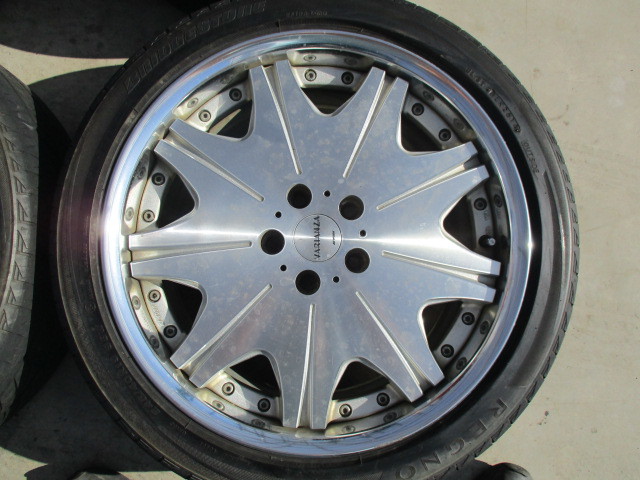 中古　BRIDGESTON REGNO GRV 245/40R19 98W WORK VARIANZA 19X8JJ +42 5穴　114.3_画像2