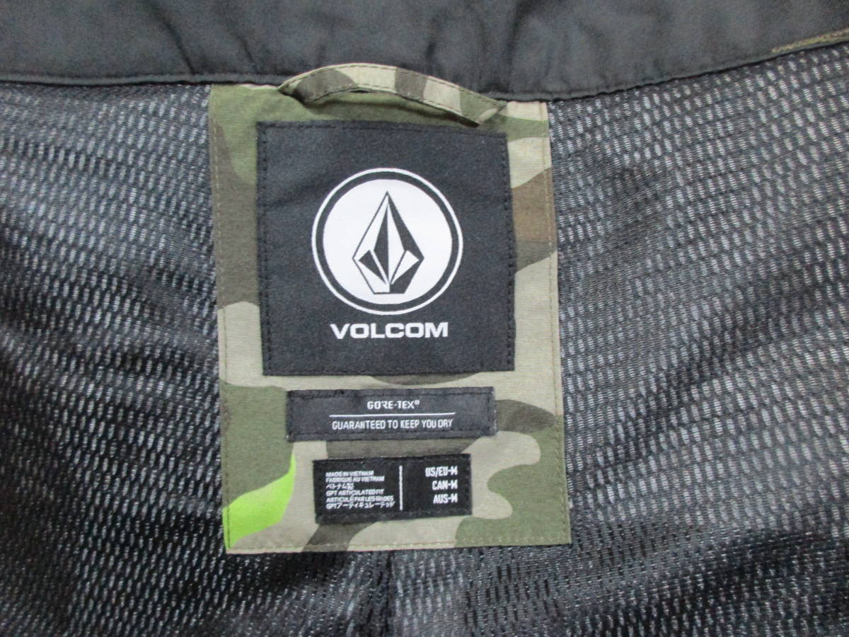 ★新品送料無料★VOLCOM GORE-TEX PANT ボルコム ゴアテックス 迷彩 カモフラ ビブオーバーオール パンツ Mサイズ　※GORE BIB OVERRALL_画像7