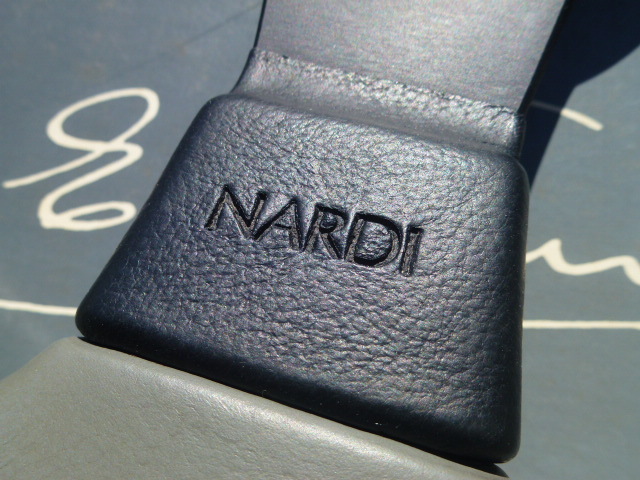 [ that time thing!] Nardi regular goods Leader LEADER black & gray steering gear old car R32 GT-R AE86 Trueno Levin FD3S FC3S S14 Silvia 