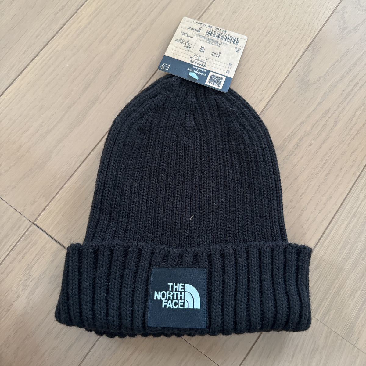 新品　ノースフェイス　カプッチョリッド ニットキャップ ニット帽 ビーニー ブラック THE NORTH FACE _画像1