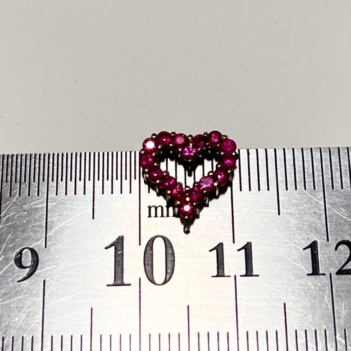 【美品】K18 ルビー  0.3ct ペンダントトップ