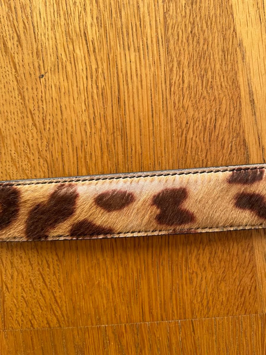 Yves Saint Laurentイヴ・サンローランYSL レオパードベルト Yves Saint Laurentイヴ・サンローランYSL レオパードベルト