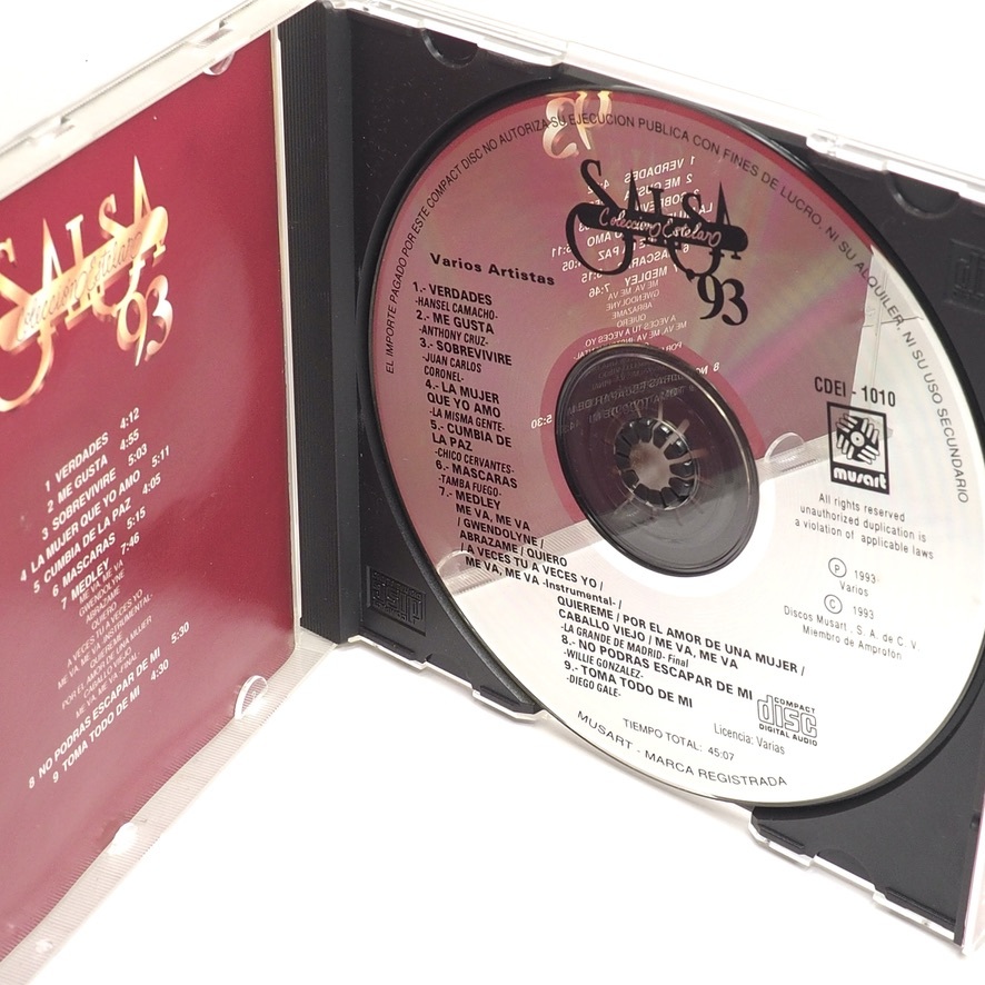 送料185円 サルサコレクション '93 オムニバス盤 / Salsa Coleccin Estelar '93 メキシコ盤_画像3