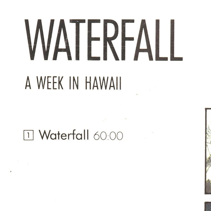 送料185円 ハワイの滝の音 連続60分 Waterfall :A Week In Hawaii - Atmosphere Collection_画像2