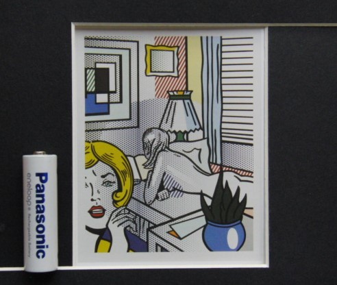 LICHTENSTEIN、ROOMMATES、希少画集画、状態良好、新品高級額装付、送料無料、洋画 人物 、fan_画像2