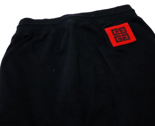 国内正規品 GIVENCHY BM503V3003 LOGO SWEAT PANTS ジバンシー ロゴ スウェットパンツ ジョガーパンツ トラックPANTS ブラック M J-20_画像8