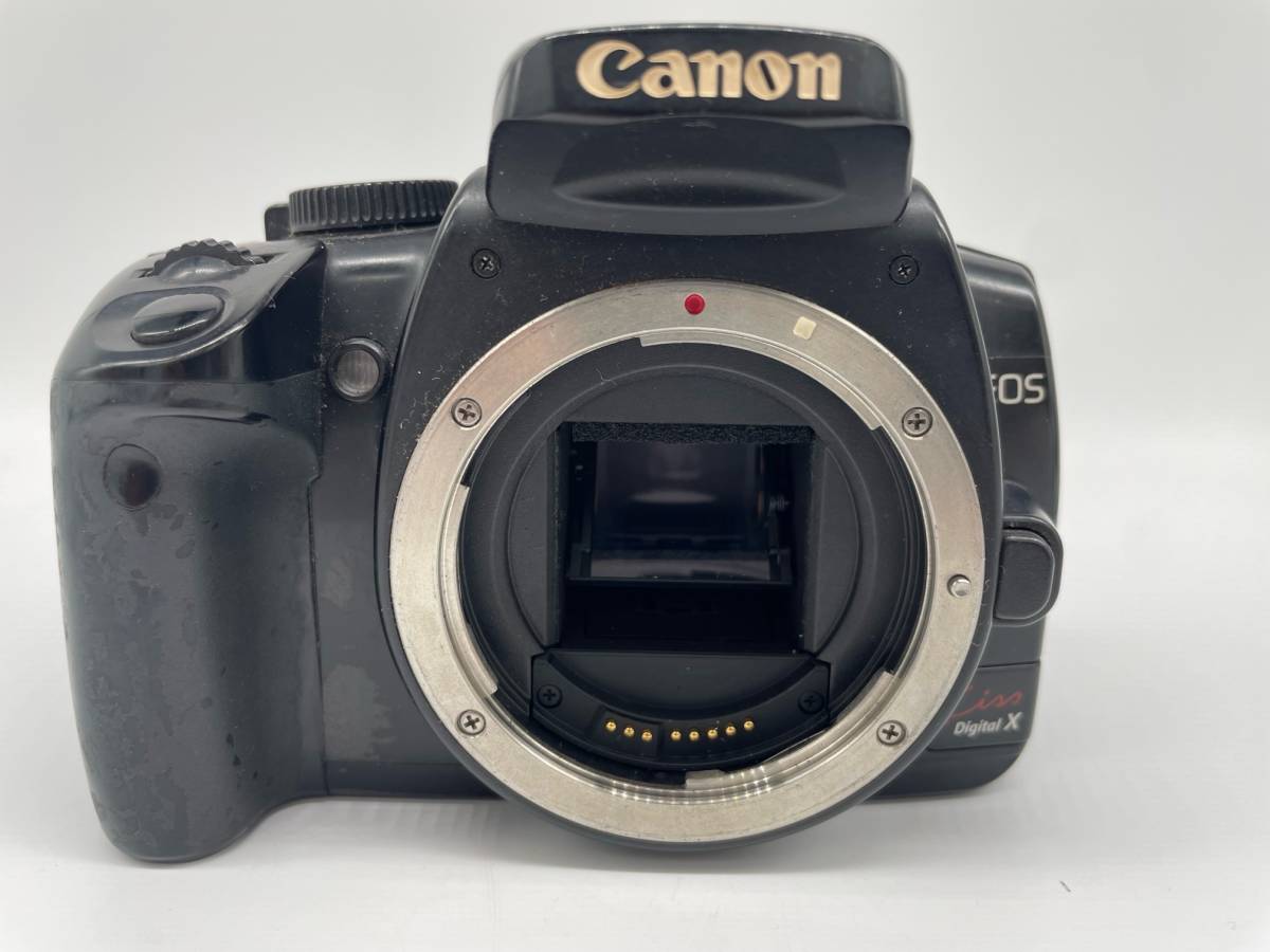 N33344 Canon キャノン EOS Kiss Digital X DS126151 デジタルカメラ 一眼レフカメラ レンズ CANON MACRO LENS EF100mm 1:2.8_画像6