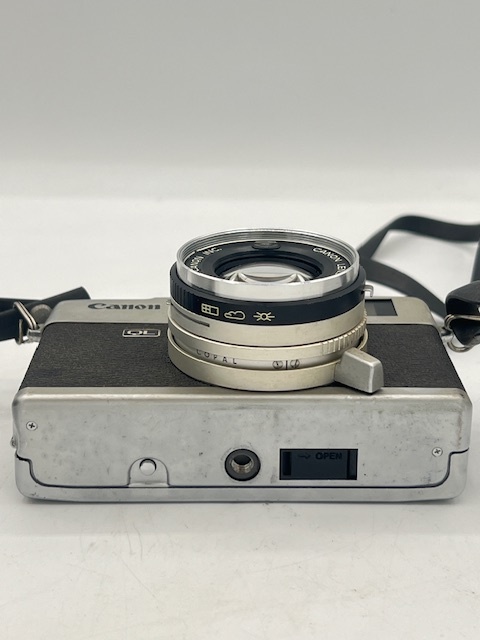 N34197■ Canon Canonet QL17 キャノン キャノネット フィルムカメラ レンジファインダー ケース付 レンズ 40mm 1:1.7 レトロ ビンテージ _画像6