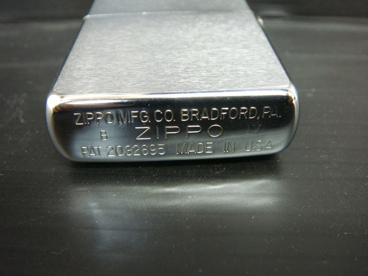 1352T ジッポー Zippo オイル ライター メッセージプレート B Ⅳ 1988年製 喫煙具 送料185円_画像3