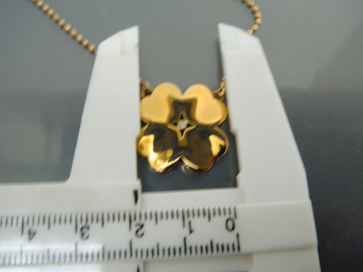 1455T Folli Follie Folli Follie necklace pendant four . leaf clover motif accessory 