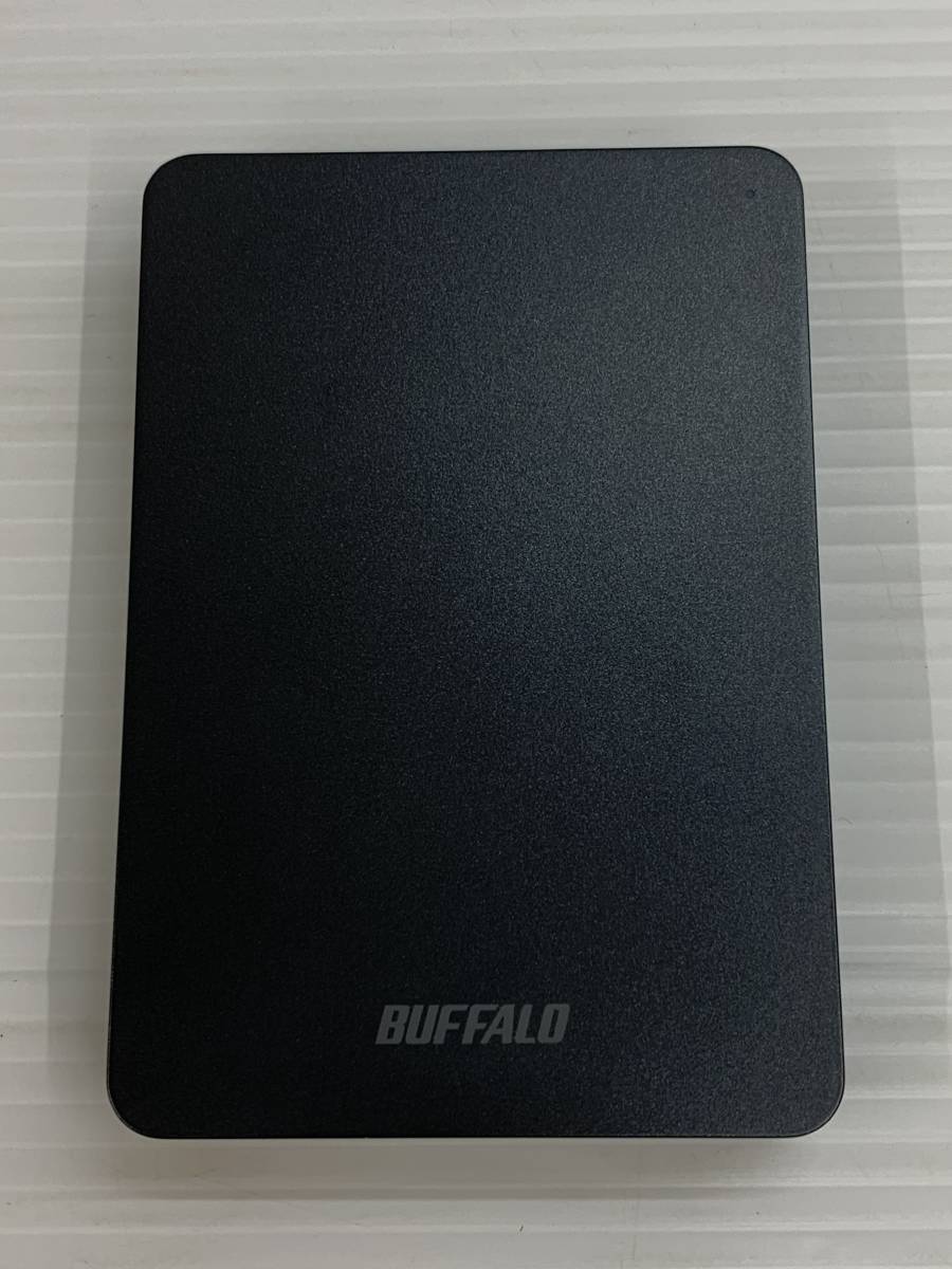 99-KE1253-60s BUFFALO 外付けHDD 1TB ブラック HD-PNF1.0U3-BB 動作確認済 フォーマット済_画像3