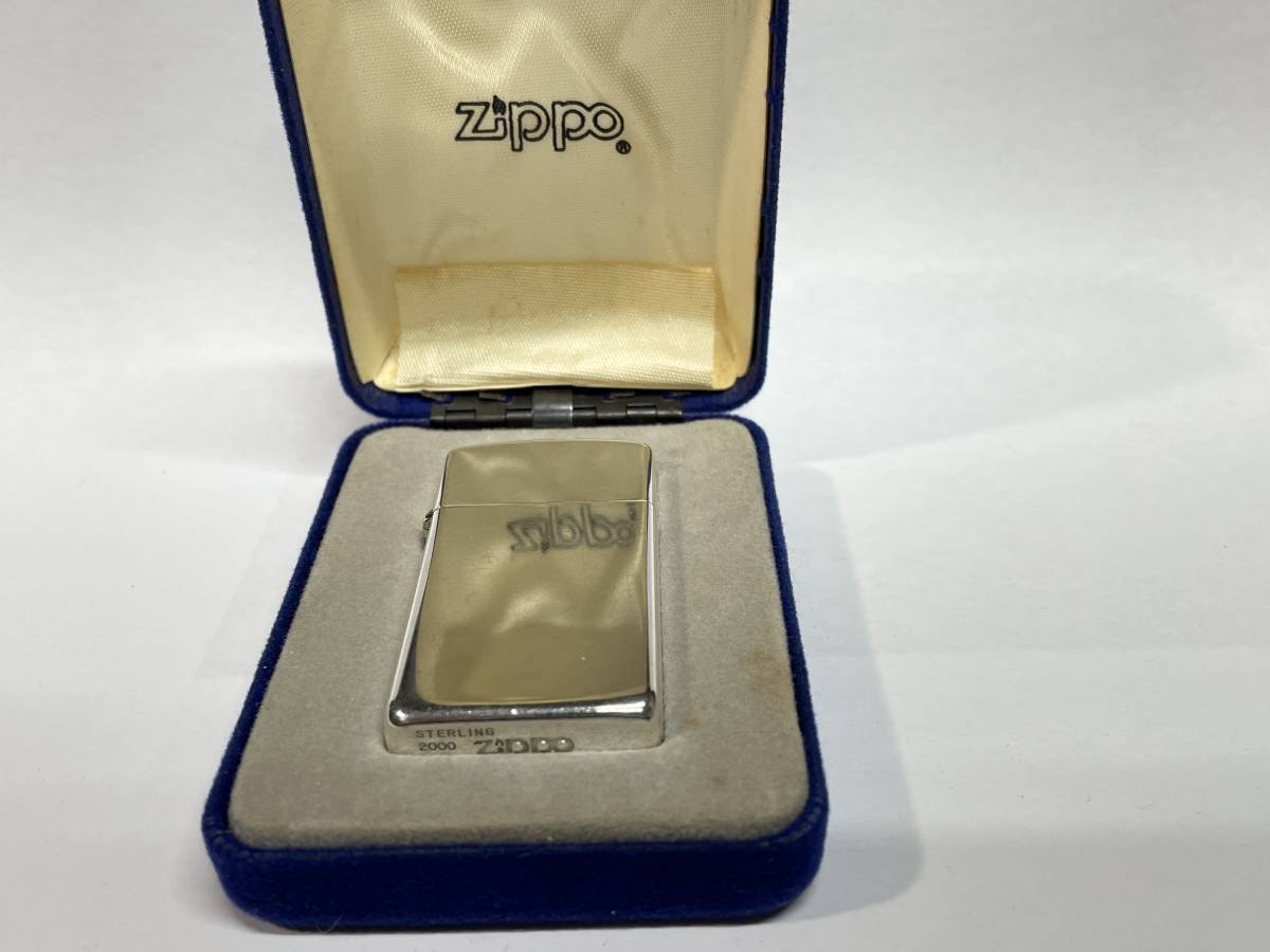 ZIPPO ジッポ スリム STERLING SILVER スターリングシルバー 2000年製 中古送料無料_画像10