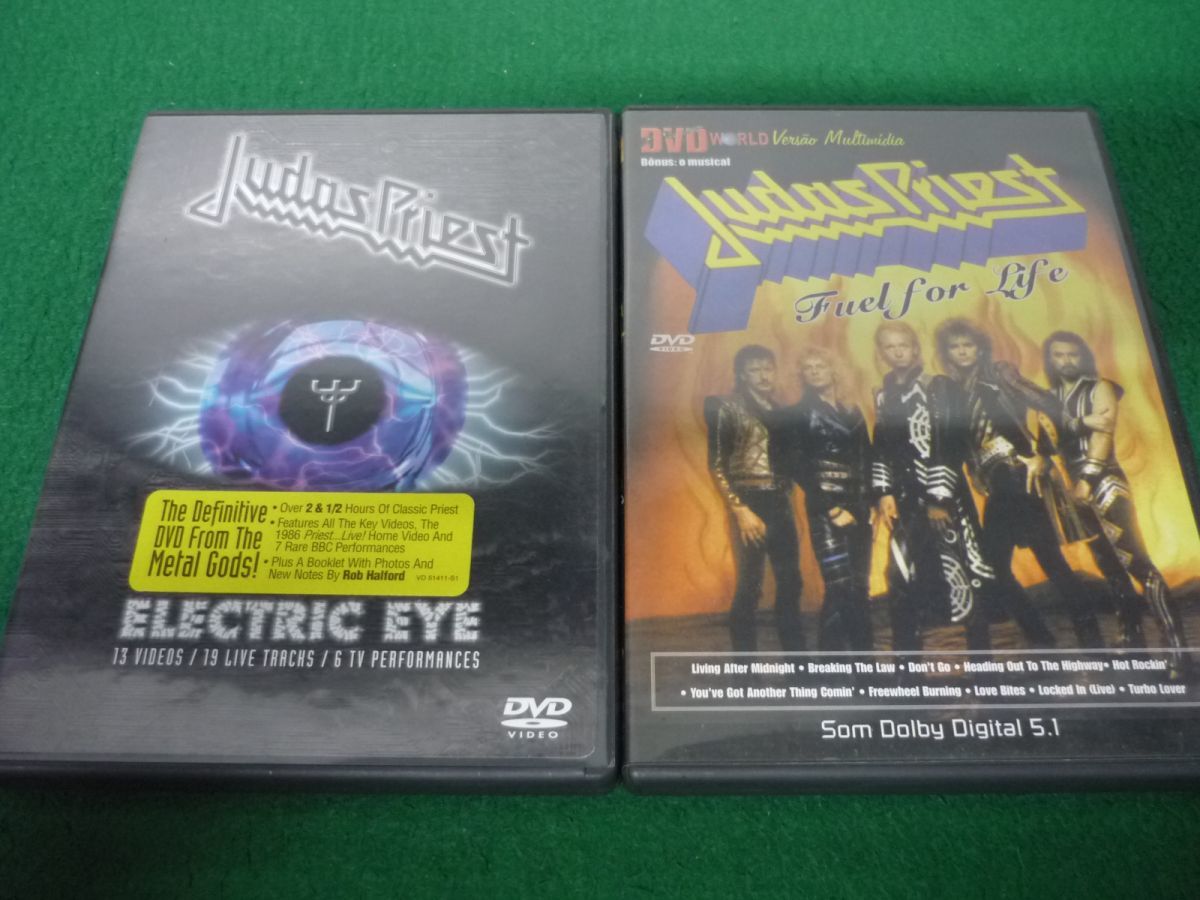 【輸入盤2本セット】JUDAS PRIEST ジューダス・プリースト ELECTRIC EYE(裏ジャケに小破れ) / Fuel For Life_画像1