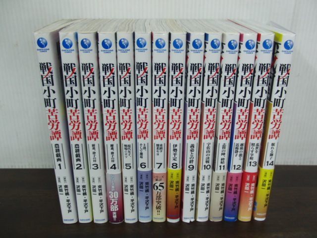 戦国小町苦労譚 1〜14巻セット 沢田一※9巻カバーに少し破れあり_画像1