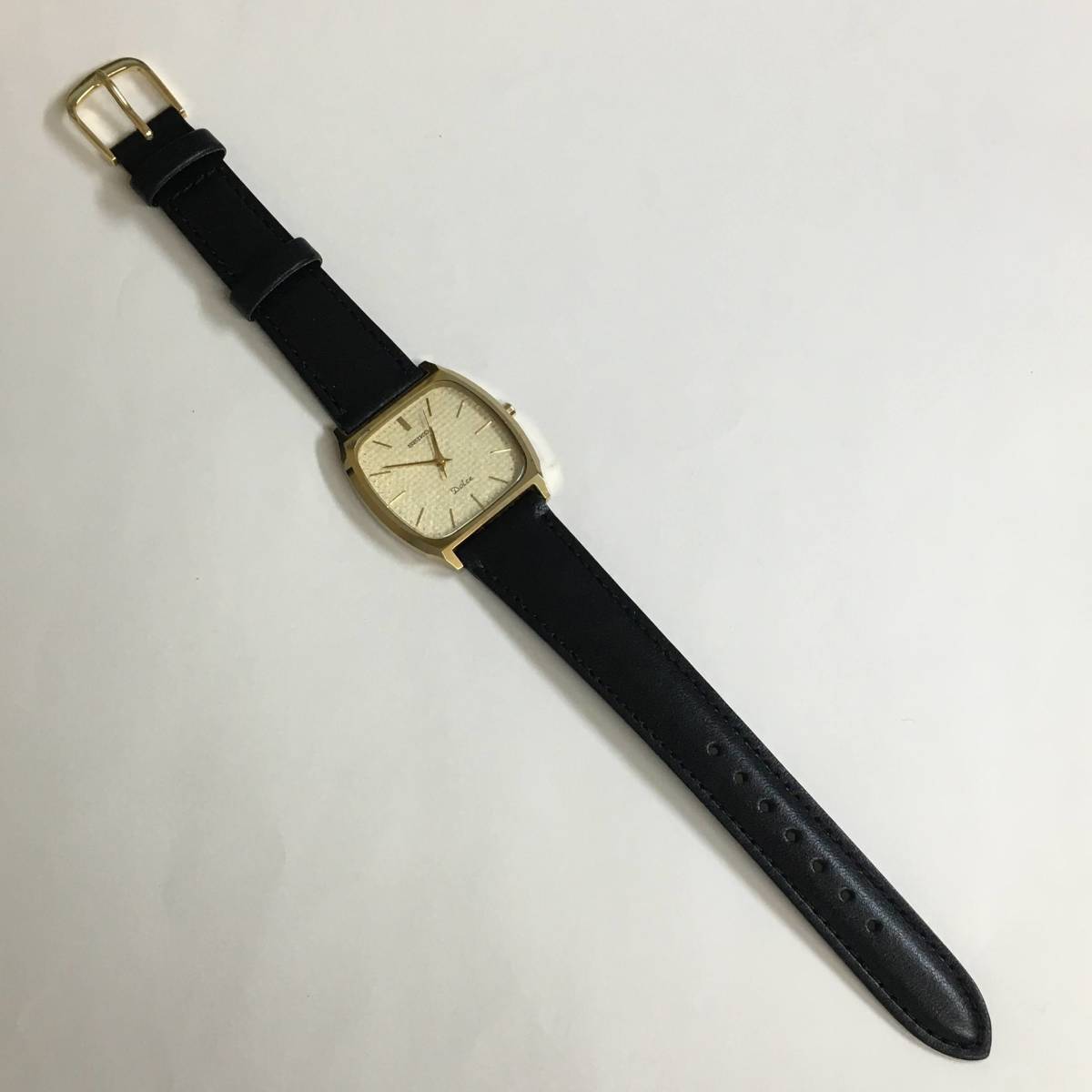 ○T22122559　SEIKO/セイコー　ドルチェ　DOLCE　超硬ケース　7741-5100　メンズ　腕時計　稼働品_画像3