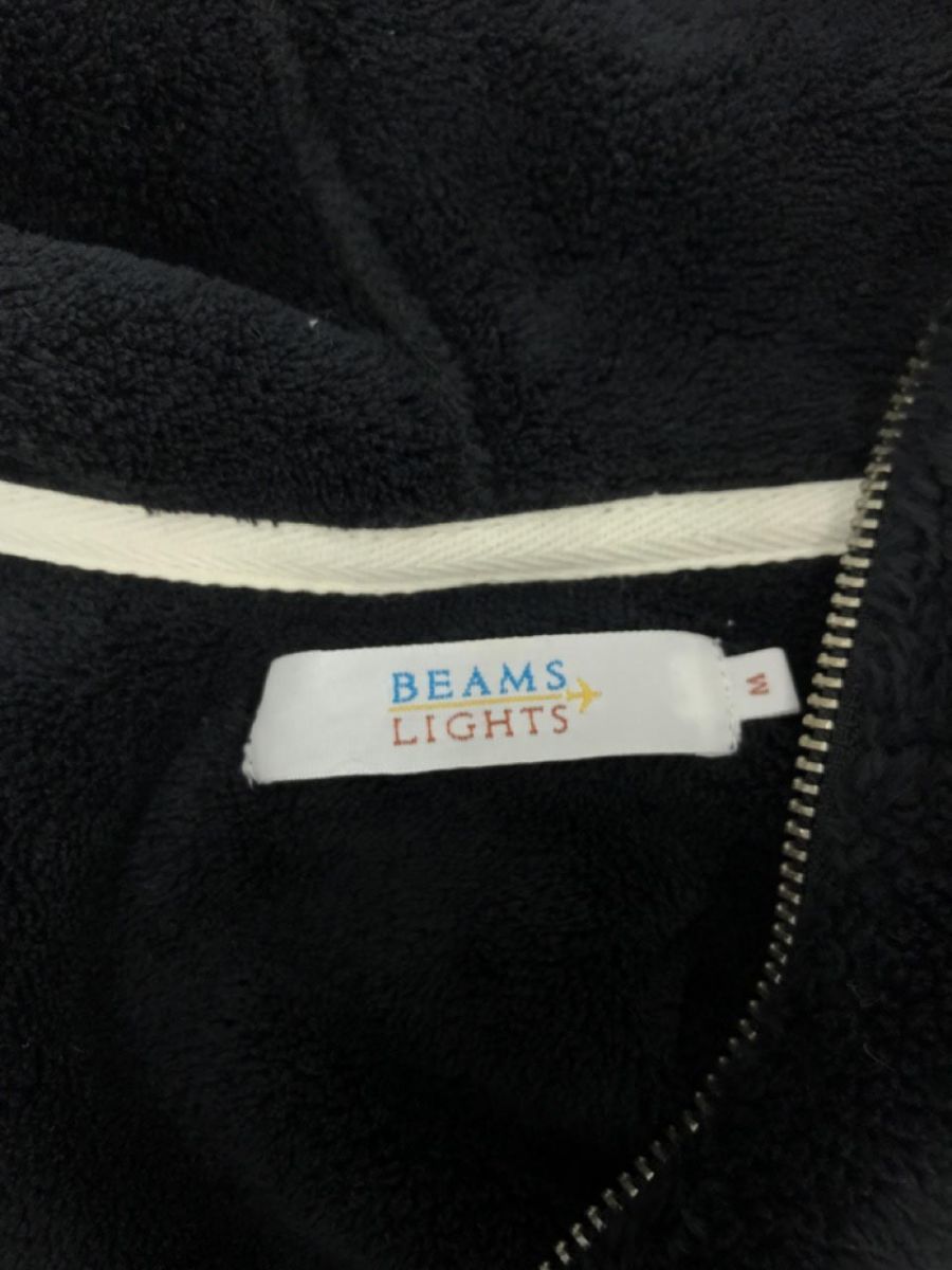 BEAMS LIGHTS ビームスライツ ボアフリース ジップアップ パーカー sizeM/濃紺 ◇■ ☆ eaa9 メンズ_画像5