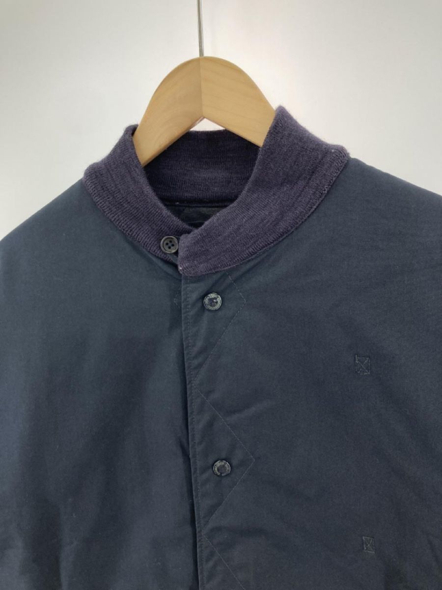 ENGINEERED GARMENTS エンジニアドガーメンツ ウール混 リブ切替 コート sizeS/紺 ◇■◎ ☆ eaa9 メンズ ☆ eab5 メンズ_画像3