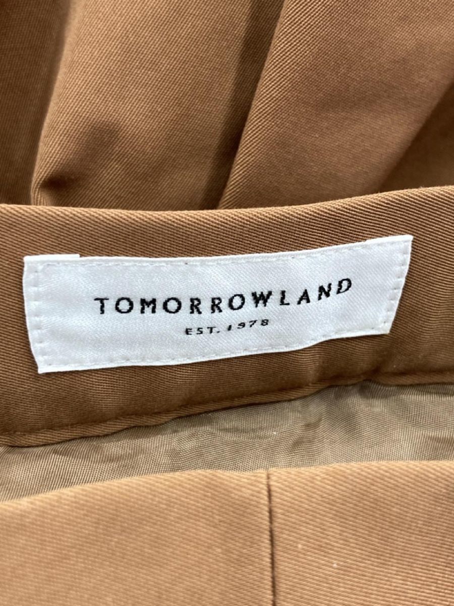 TOMORROWLAND トゥモローランド フレア スカート size34/茶 ◇■ ☆ eab5 レディース_画像5