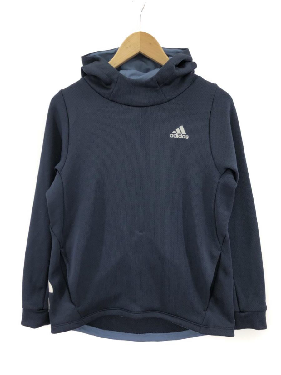 adidas アディダス キッズ プルオーバー パーカー 160cm 紺 ◇■ ☆ eab5 子供服_画像1