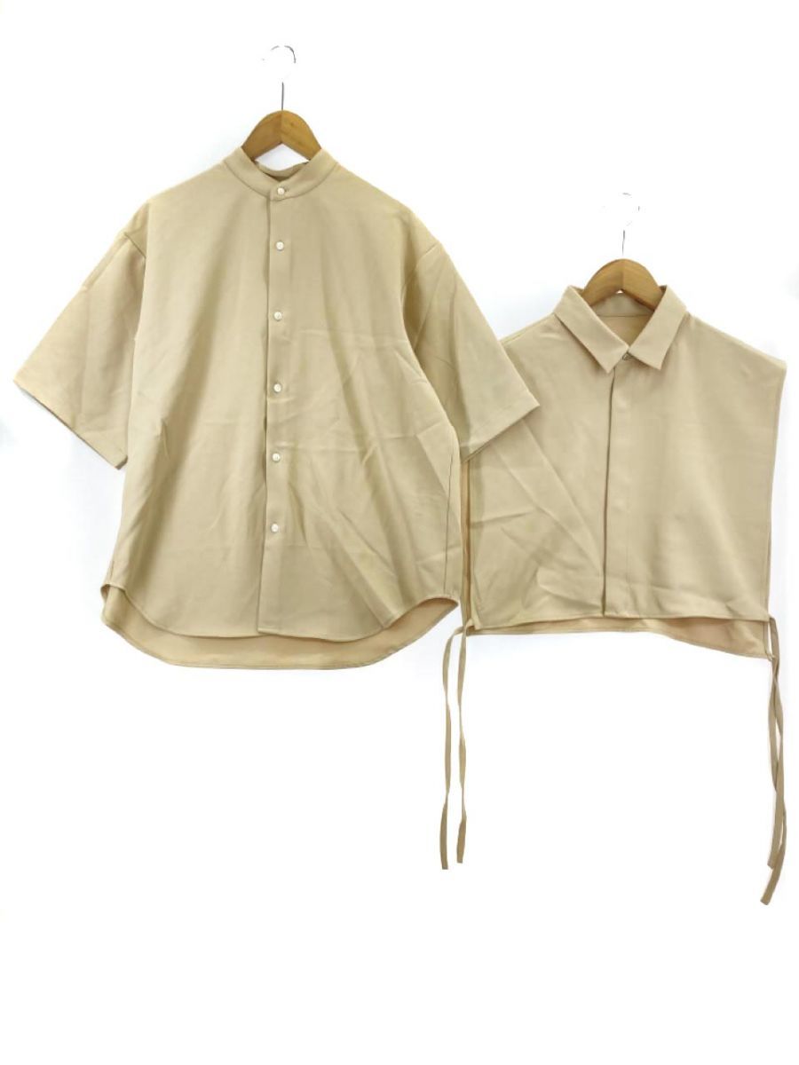 TAKEO KIKUCHI Takeo Kikuchi ensemble shirt sizeM/ beige #* * eab5 men's 