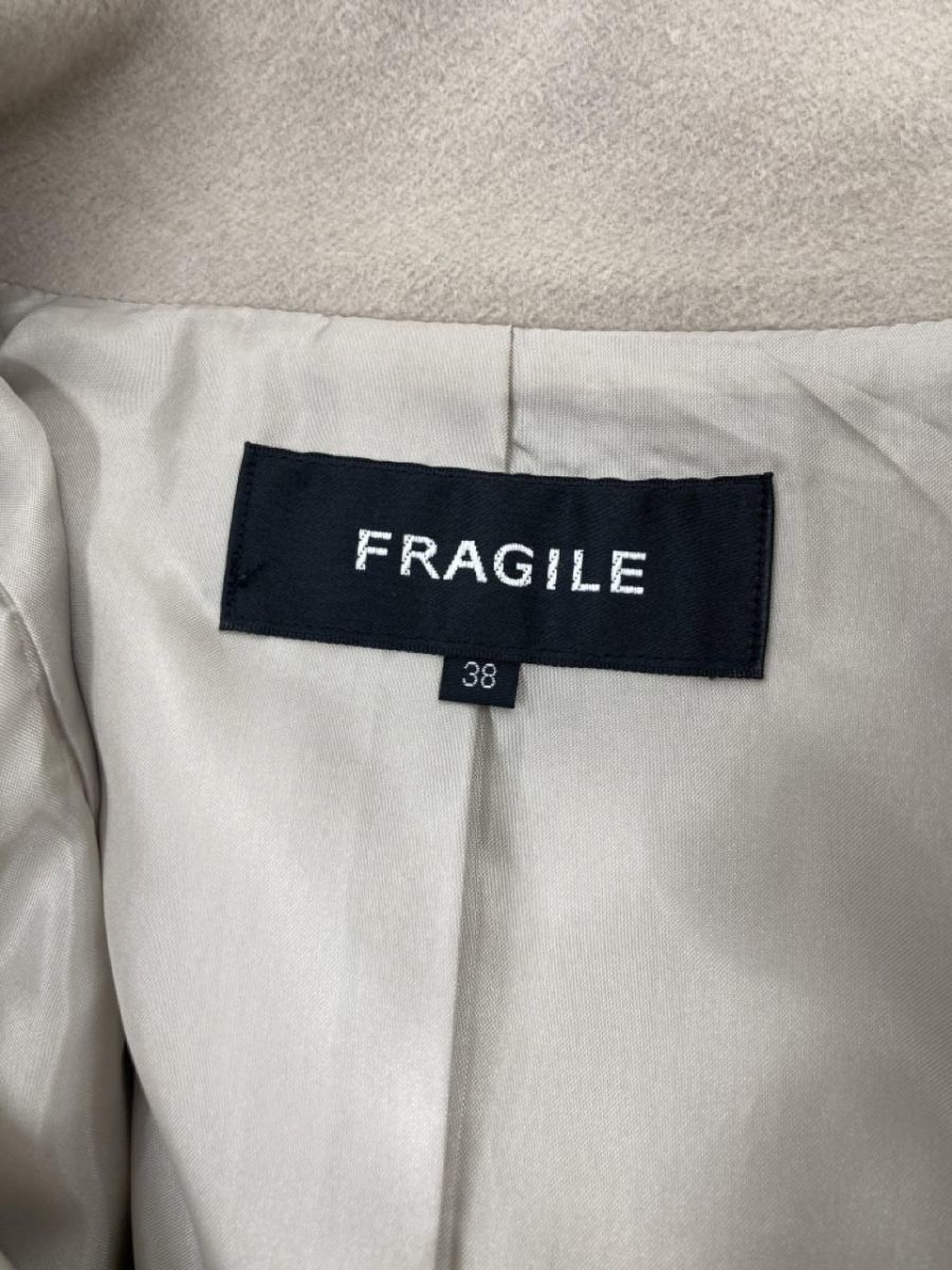 FRAGILE フラジール カシミヤ混 コート size38/ベージュ ◇■ ☆ eac2 レディース_画像5