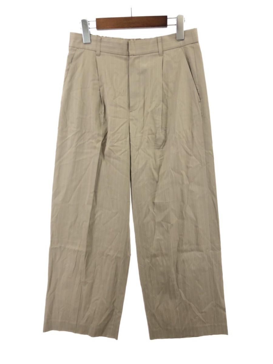 UNTITLED Untitled stripe wide pants size3/ beige #* * eac2 lady's 