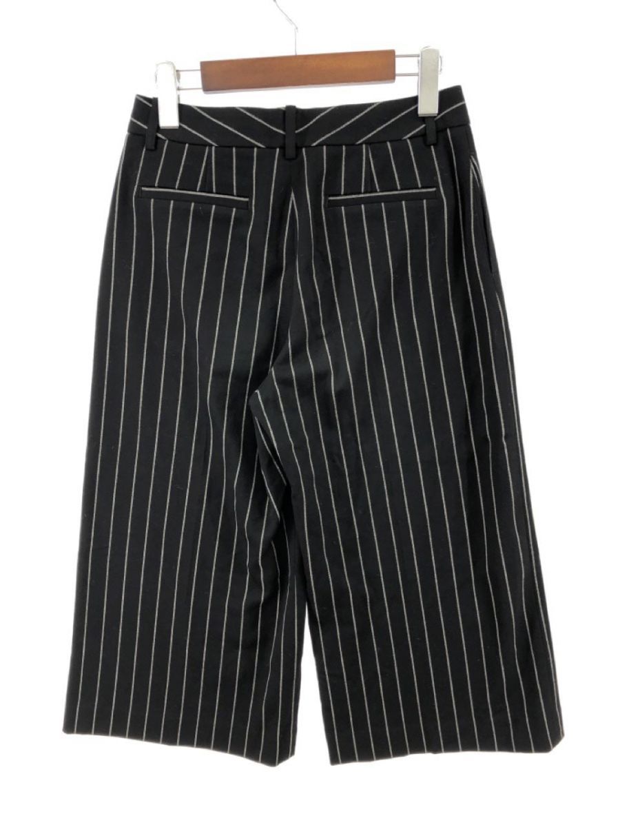 UNTITLED Untitled stripe gaucho pants size1/ black #* * eac2 lady's 