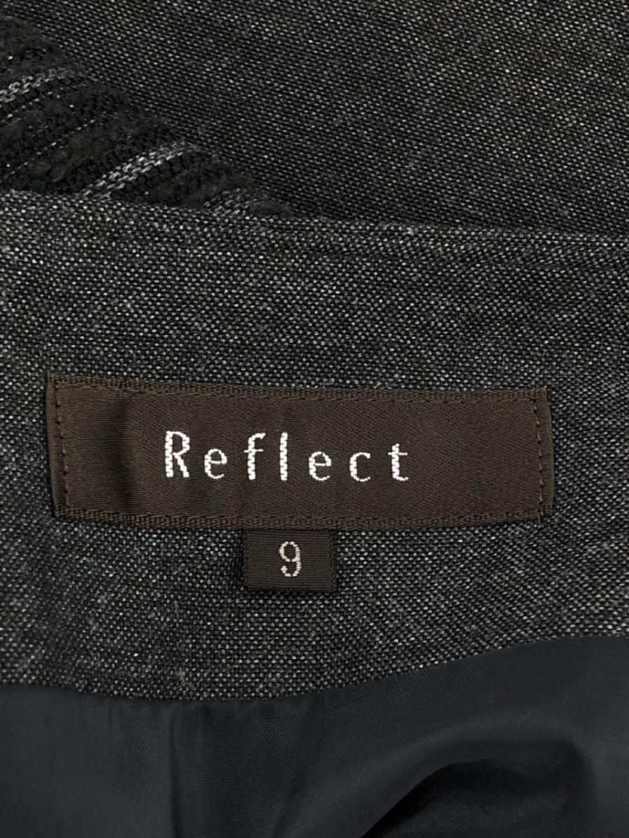 Reflect リフレクト Aライン 台形 スカート size９/黒 ■◇ ☆ eac2 レディース_画像4