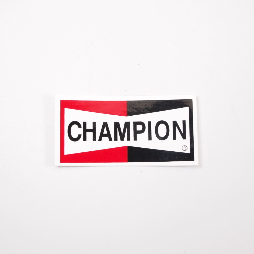 Sticker Champion 50×26mm チャンピオン シール ステッカー デカール VESPA ベスパ ランブレッタ Lambretta 50s et3 PX200E P200E P150X_画像1