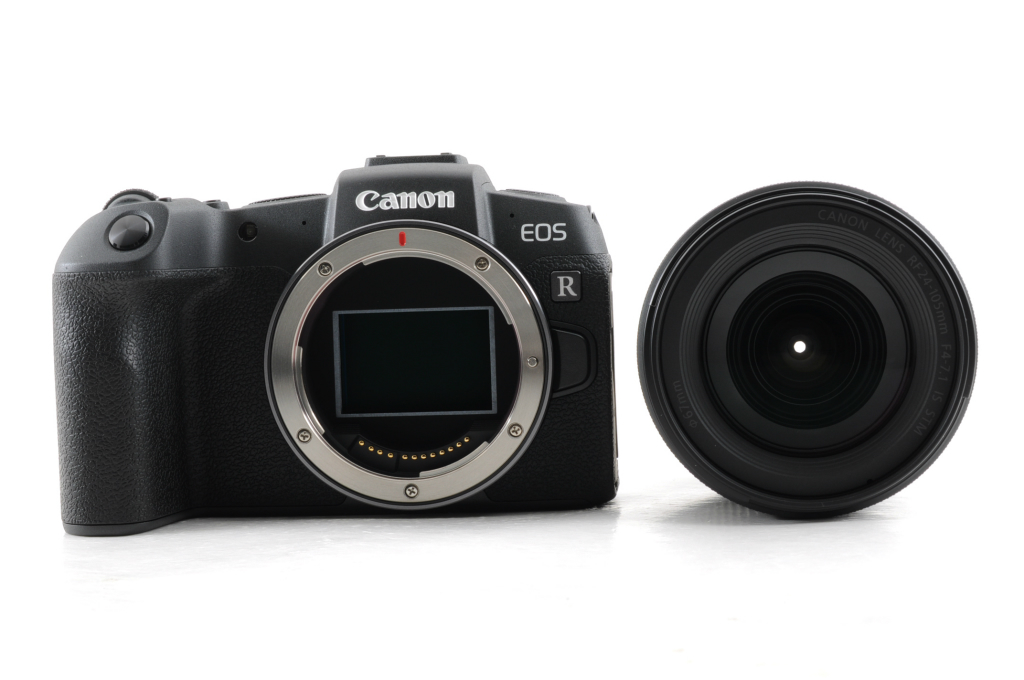 未使用 動作品 キャノン Canon EOS RP レンズ RF 24-105mm f4-7.1 STM KIT ミラーレス一眼カメラ 取説 充電器 箱付 管100N8007_画像2