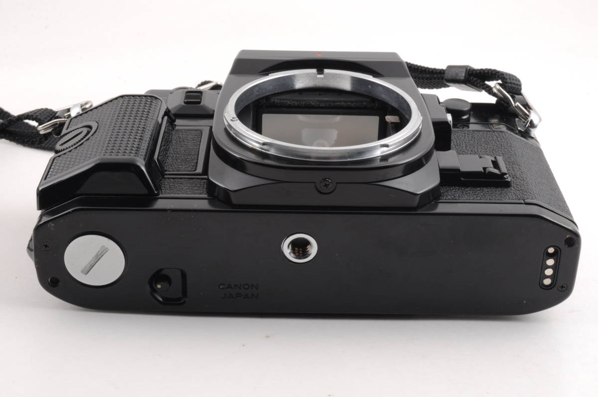 動作品 キャノン Canon A-1 ボディ 黒 ブラック MF 一眼レフ フィルムカメラ 管K5477_画像6