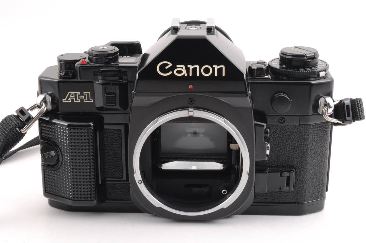 動作品 キャノン Canon A-1 ボディ 黒 ブラック MF 一眼レフ フィルムカメラ 管K5477_画像2