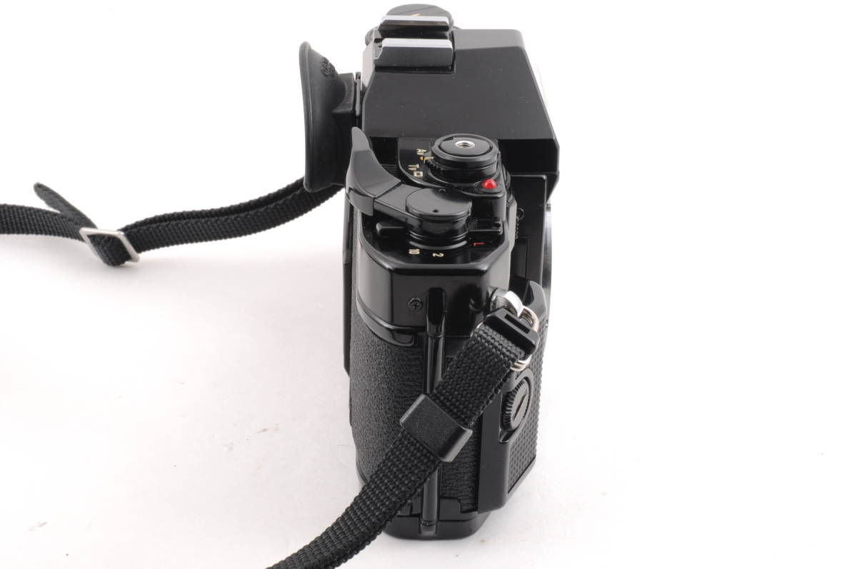 動作品 キャノン Canon A-1 ボディ 黒 ブラック MF 一眼レフ フィルムカメラ 管K5477_画像3