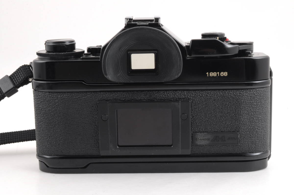 動作品 キャノン Canon A-1 ボディ 黒 ブラック MF 一眼レフ フィルムカメラ 管K5477_画像7